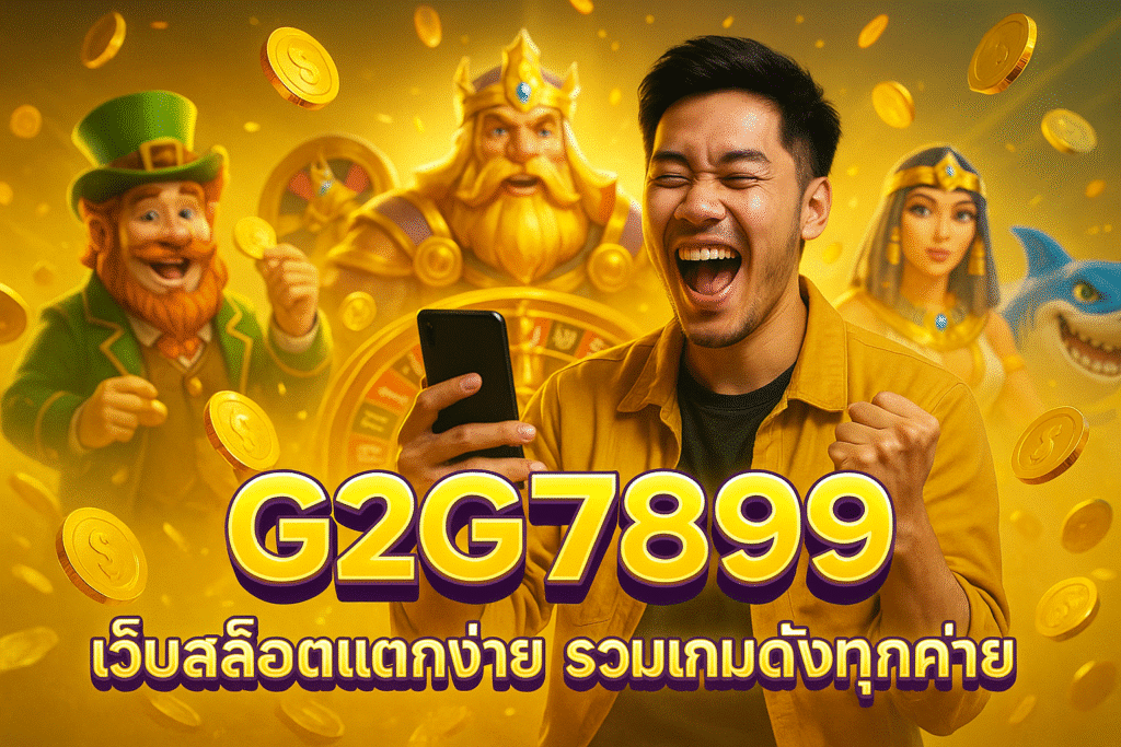 G2G7899 เว็บสล็อตแตกง่าย รวมเกมดังทุกค่าย