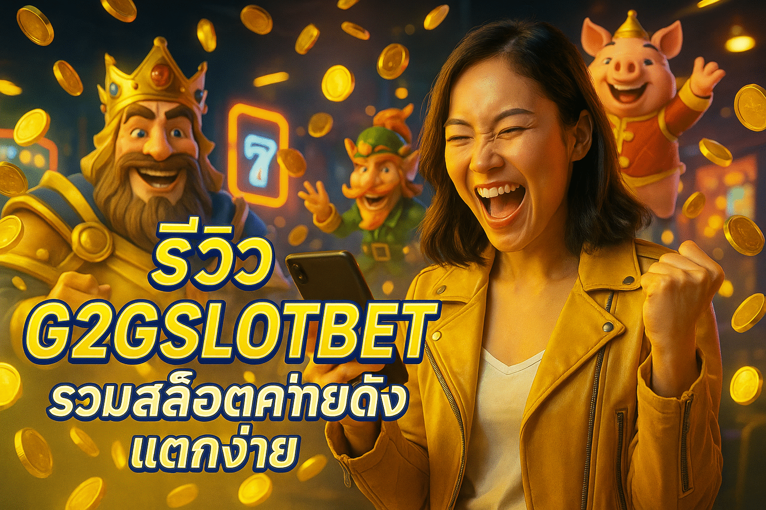รีวิว G2GSLOTBET รวมสล็อตค่ายดัง แตกง่าย