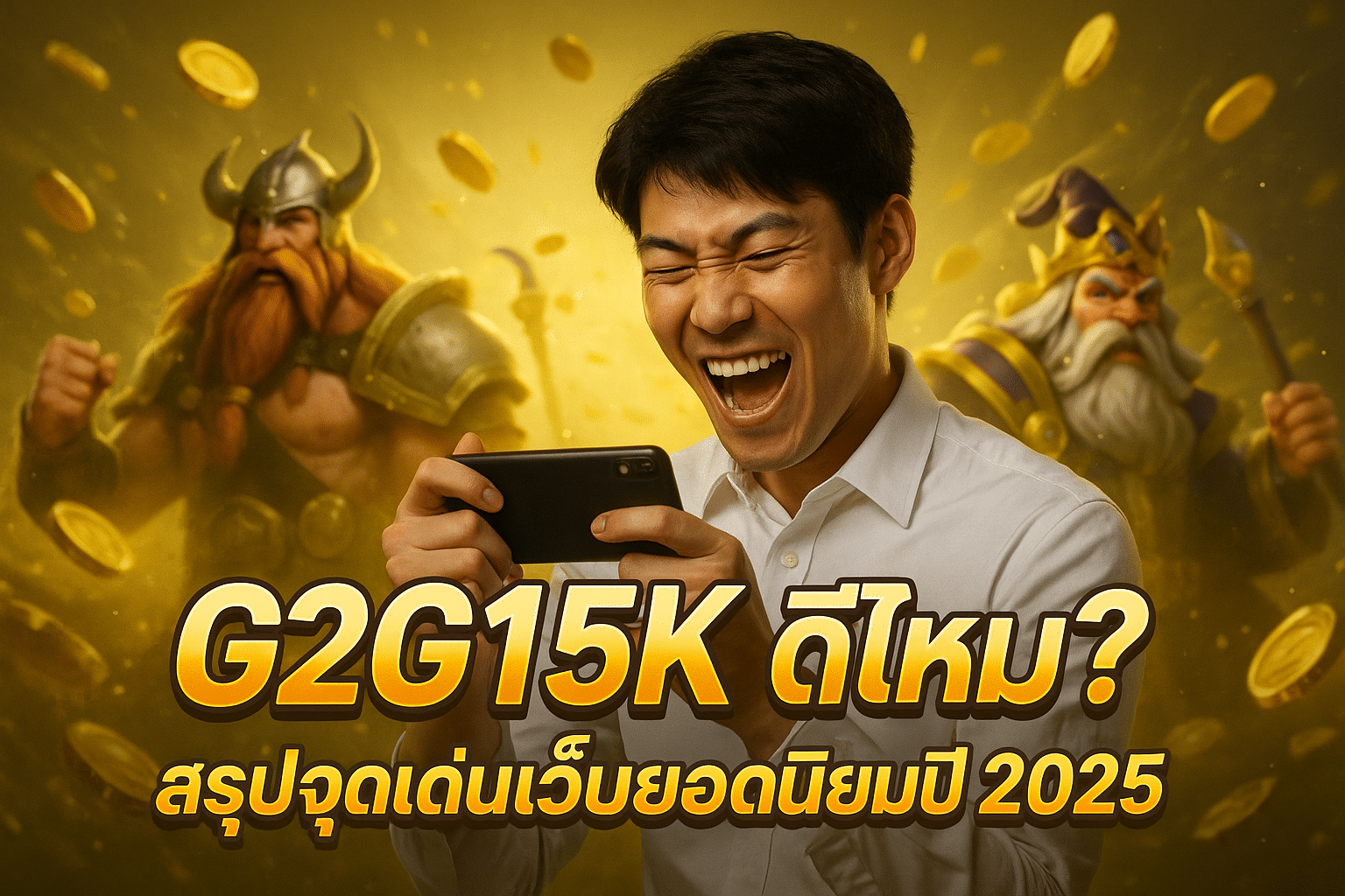 G2G15K ดีไหม? สรุปจุดเด่นเว็บยอดนิยมปี 2025