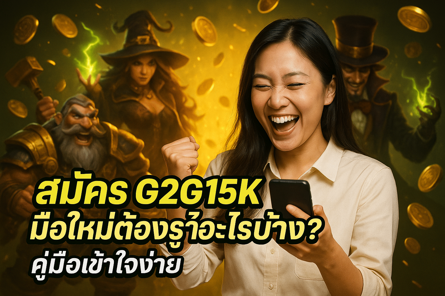 สมัคร G2G15K มือใหม่ต้องรู้อะไรบ้าง? คู่มือเข้าใจง่าย